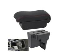 YUQUDGELKY Scatola Bracciolo Centrale Per Kia K3 BL7 2023 2024 2025 Console Centrale Vano Portogioie Con USB(B red line 3USB)