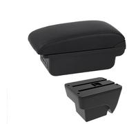 YUQUDGELKY Scatola Di Archiviazione Console Bracciolo Centrale Interno Per Seat Per Ibiza Mk5 Per Arona 2017 2018 2019-2025 Bracciolo Auto(B1 Linea nera 3USB)