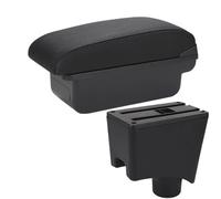 YUQUDGELKY Scatola Portabracciolo Centrale Scatola Di Archiviazione Per N&issan Per Almera G15 Portabracciolo Auto Accessori Auto(C2 Linea nera NO USB)
