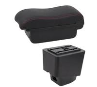YUQUDGELKY Scatole Bracciolo Per R&enault Per Captur Kaptur 2018 2019 2020 2021 Kaptur Auto Poggiapolsi Console Centrale Scatola Di Stoccaggio(B2 Linea Rossa)
