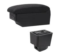 YUQUDGELKY Scatole Bracciolo Per R&enault Per Captur Kaptur 2018 2019 2020 2021 Kaptur Auto Poggiapolsi Console Centrale Scatola Di Stoccaggio(E1 Linea Bianca)