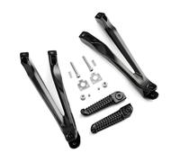 YUQUDGELKY Set Supporto Poggiapiedi Posteriore Moto Per Y&amaha Per YZF R1 Per YZFR1 2004 2005 2006 2007 2008(Gloss Black)