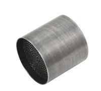 YUQUDGELKY Silenziatore Di Scarico Completo Universale Per Moto Da 35/42/48/53 Mm Con Catalizzatore DB Killer Eliminazione Del Rumore(53X50MM)