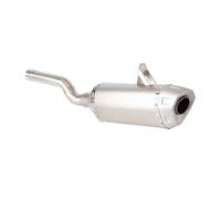 YUQUDGELKY Silenziatore Di Scarico Per Moto ATV Escape Con Tubo Di Collegamento Per Can Am per Outlander 850 850 XT/XMR MAX 850 2016-2023(Argento)