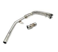 YUQUDGELKY Sistema Completo Per Moto 51 Mm Terminale Di Scarico Modificato Terminale Anteriore In Acciaio Inox Slip-on Per CFMOTO 450MT 450 MT 450-MT 2023-2024