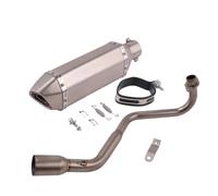 YUQUDGELKY Sistema Di Scarico Per Moto Escape Raccordo Anteriore Con Silenziatore DB Killer Per GROM MSX125 MSX-125 MSX 125 SF 2013-2021(Style j)