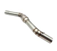 YUQUDGELKY Sistema Di Scarico Slip-On Per Moto Da 51 Mm Silenziatore Modificato Raccordo Centrale A Gomito Adatto Per CFMOTO NK400 NK650 NK 650