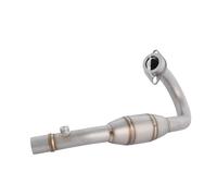 YUQUDGELKY Sistemi Di Scarico Per Moto Per CRF300L ABS Rally 2021 2022 2023 2024 2025 Collettore Raccordo Centrale Anteriore Silenziatore Slip-on Da 51 Mm(Stile B)