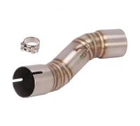 YUQUDGELKY Slip On Per CFMOTO CLX-700 Sport CLX700 2020 2021 2022 2023 Tubo Di Scarico Centrale Per Moto 51 Mm Escape Tubo Di Collegamento Di Ricambio(Stile A)
