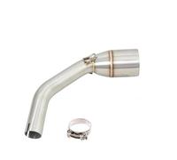 YUQUDGELKY Slip On Per GROM125 MSX125 SF Per GROM 125 2021 2022 2023 Sistemi Di Scarico Moto Da 51 Mm Tubo Di Collegamento Centrale Modificato