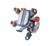 YUQUDGELKY Supporto Per Telefono Per Moto Alluminio Per Cellulare Per Scooter Elettrico ATV Per 6.1"-7.2" Con Ammortizzatore Vibrazioni
