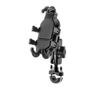 YUQUDGELKY Supporto Telefono Moto Bici Regolabile Con Modulo Ammortizzatore Antiscivolo Accessori Ciclismo(Handlebar)