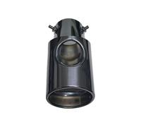 YUQUDGELKY Terminale Auto 73 Mm Per Mitsubishi Per PAJERO V31 V33 V73 V93 V97 2007-2019 Ugello Di Ingresso Per Tubo Di Scarico In Acciaio Inossidabile(NERO)