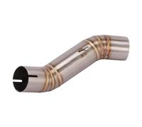 YUQUDGELKY Terminale Di Scarico Da 51 Mm Raccordo Centrale In Acciaio Inox Per Moto Slip-On Per NX500 NX 500 Anno 2024