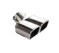 YUQUDGELKY Terminale Di Scarico In Acciaio Inox Per Suzuki SX4 S-Cross 2014 2015 2016 2017 2018 Accessori Per Auto(Argento)