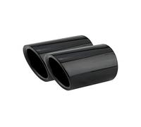 YUQUDGELKY Terminale Di Scarico Per Auto Copertura Marmitta Di Scarico Per VW Per Touran 5T1 Per TIGUAN MK2 Per GOLF MK7 Per POLO 6R Per JETTA MK6 Accessori Auto(NERO)