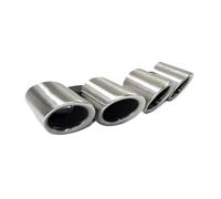 YUQUDGELKY Terminale Di Scarico Per Auto Quad Per Panamera 971 972 2017 2018 2019 2020+ Sistema Ugello Ricambio(Silver A)