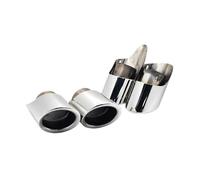 YUQUDGELKY Terminale Di Scarico Per Macan S 2.9T 3.0T 2019 2020 2021 2022 2023 2024 Ricambio Ugello Di Scarico Terminale Di Scarico Silenziatore(Argento)