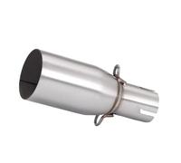 YUQUDGELKY Terminale Di Scarico Per Moto Compatibile Con Adattatore Da 28-45 Mm E Raccordo Centrale Da 51 Mm Accessori Per La Modifica In Acciaio Inossidabile(30mm-51mm)
