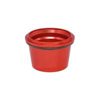 YUQUDGELKY Terminale Di Scarico Per Moto In Alluminio CNC Per Y&amaha TMAX530 T MAX 530 T-MAX530 2012 2013 2014 2015 2016 2017(ROSSO)