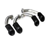 YUQUDGELKY Terminale Di Scarico Per Porsche Per Cayenne S 2.9T 2018 2019 2020 2021 2022 2023 2024 Terminale Di Scarico Quadruplo In Acciaio Inox(1 valve model)