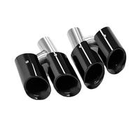 YUQUDGELKY Terminale Di Scarico Quadruplo In Acciaio Inox 304 Per Panamera 970 2010 2011 2012 2013 GTS Design Terminale Di Scarico Marmitta Ugello(Nero A)