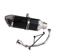 YUQUDGELKY Terminale Di Scarico Slip-on Per Y&amaha GY6 Silenziatore Raccordo Anteriore In Acciaio Inox Accessori Modificati(Stile B)