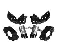 YUQUDGELKY Terminali Di Scarico Per Mercedes Per Benz H247 GLA180 GLA200 GLA220 GLA250 GLA35 AMG 2020 2021 2022+(NERO)