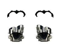 YUQUDGELKY Terminali Di Scarico Posteriori Per Mercedes Per Benz Classe GLA H247 Da GLA35 A GLA45 Stile AMG Accessori Per Auto(Argento)