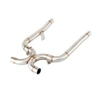 YUQUDGELKY Tubo Di Collegamento Per Sistema Di Scarico Per Motocicletta Per Triumph Per Bonneville T120 T100 Per Euro 5 Scarico L-X T120 T100 2021-2024