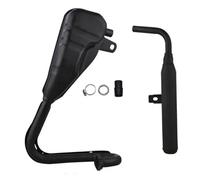 YUQUDGELKY Tubo Di Scarico Marmitta Set Di Montaggio Per Y&amaha PW50 Accessori Per Modifica Pit Dirt Bike Per Peewee50