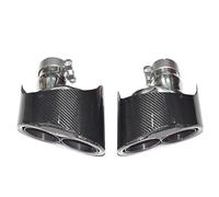 YUQUDGELKY Tubo Terminale Di Scarico Marmitta In Fibra Di Carbonio Per RS3 RS4 RS5 RS6 RS7 A3 A4 A5 A6 A7 S4 S5 S6 S7 Accessori Auto