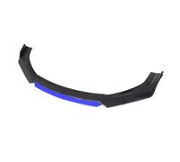 YUQUDGELKY Universale Paraurti Anteriore Auto Lip Body Kit Spoiler Splitter Rosso Lucido Labbra Inferiori Anteriori Diffusore Parte Pala(Blu opaco)