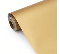 Yuragim Pellicola autoadesiva in vinile plotter, 30 cm x 500 cm, permanente, autoadesiva, per tessuti, impermeabile, per cricut, silhouette cameo, adesivi, oro