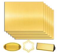 Yuragim Piastre in plastica per incisione 30 x 20 cm, 6 pezzi in ABS per incisione laser, incisione laser, piastra in plastica da 1,3 mm, per incisioni, dipinti, cartellini da cortile fai da te