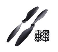 Yurefax 1 Coppia 1045 10x4.5 CW Elica CCW Elica RC Multicopter F450 Quadcopter Nero Elica per droni(Schwarz)