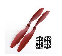 Yurefax 1 Coppia 1045 10x4.5 CW Elica CCW Elica RC Multicopter F450 Quadcopter Nero Elica per droni(Rot)