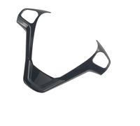 Yurefax 1 pezzo di accessori for il rimontaggio dell'auto, for Ford, for la nuova Fiesta MK7 2009-2017, for Ecosport 2012-2017, coprivolanti for auto Adesivo per volante(C Type Black)