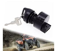 Yurefax 1 Set Interruttore a chiave di accensione a 4 pin Blocco motore di avviamento con 2 chiavi corrispondenti, for Polaris, Worker 500 Predator 500 2003-2007 Interruttore a chiave di accensione fo