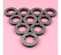 Yurefax 10 pz/Lotto .404 7 Denti Standard Spline ID 22mm Corona pignone, for STIHL, 075 076 050 051 045 045AV Pezzo di Ricambio for Motosega Cerchio per pignone Motosega