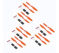 Yurefax 12 Pezzi 1045 elica 10 Pollici CW CCW 10X45 eliche Accessori Drone Fai da Te Quad-Copter RC Lama Pezzi di Ricambio ventole alari F450 F550 Elica per droni(Orange)
