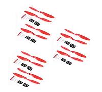 Yurefax 12 Pezzi 1045 elica 10 Pollici CW CCW 10X45 eliche Accessori Drone Fai da Te Quad-Copter RC Lama Pezzi di Ricambio ventole alari F450 F550 Elica per droni(Rot)