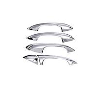 Yurefax 143/5000, for Mercedes-Benz, Classe A A180 A200 A250 W177 V177 Classe B W247 2019 2020 Auto in Fibra di Carbonio ABS Cromato Maniglia Della Porta copertura Maniglia per porta(Sliver)