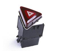 Yurefax 18G 953 509 Allarme rosso Doppio flash Interruttore della luce Pulsante di emergenza, for VW, for Rabbit Golf MK5, for Jetta, for MK5 2006-2011 1K0953509A Interruttore alzacristalli auto