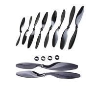 Yurefax 2 Coppie 8045/1045/1047/1147/1238/1260/1245 Elica in Fibra di Carbonio RC Quadcopter Hexacopter Multi Rotor Elica per droni(8045 propellers)