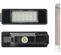 Yurefax 2 luci targa posteriori a LED 6000K, for Peugeot, 307 207 308 3008 407 106 406 508 Expert RCZ 607 807 1007 806 LED Luce targa auto