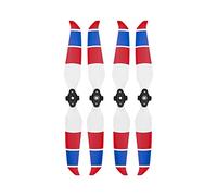 Yurefax 2 Paia 7238F Props Drone Eliche Eliche Pieghevoli a Sgancio Rapido Lame Accessori, for DJI, for Mavic Air 2S Elica per droni(Red Blue White)