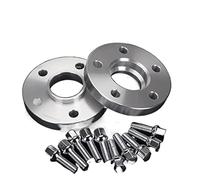 Yurefax 2 Pezzi 12/15/20mm PCD 5x112 CB 66.5 Distanziali Ruota Adattatore Guarnizione Tuta, for, Viano, W203, W211, CoupeW207, SLR E W210 Distanziale per ruote(BLACK 2PCS 15mm Silver)