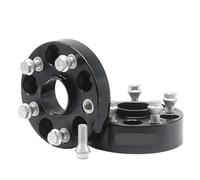 Yurefax 2 Pezzi 20/25/30/35/40mm PCD 5x130 CB 84.1, for adattatore distanziale ruota da 78,1 mm 5 alette, for Ssangyong, for, Classe G, for Fiat, Ducato Distanziale per ruote(BLACK 2PCS 84.1mm 35mm)