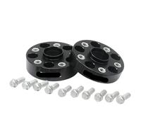 Yurefax 2 pezzi 25/30/35/40mm PCD 5x112 CB 66,5mm distanziale ruota ADATTATORE adatto for, Q5 (8R)/A6(C6)/A6 Avant(4G5,C7)/A7/A8/A4(B8)/A5 Distanziale per ruote(2PCS 35MM BLACK)
